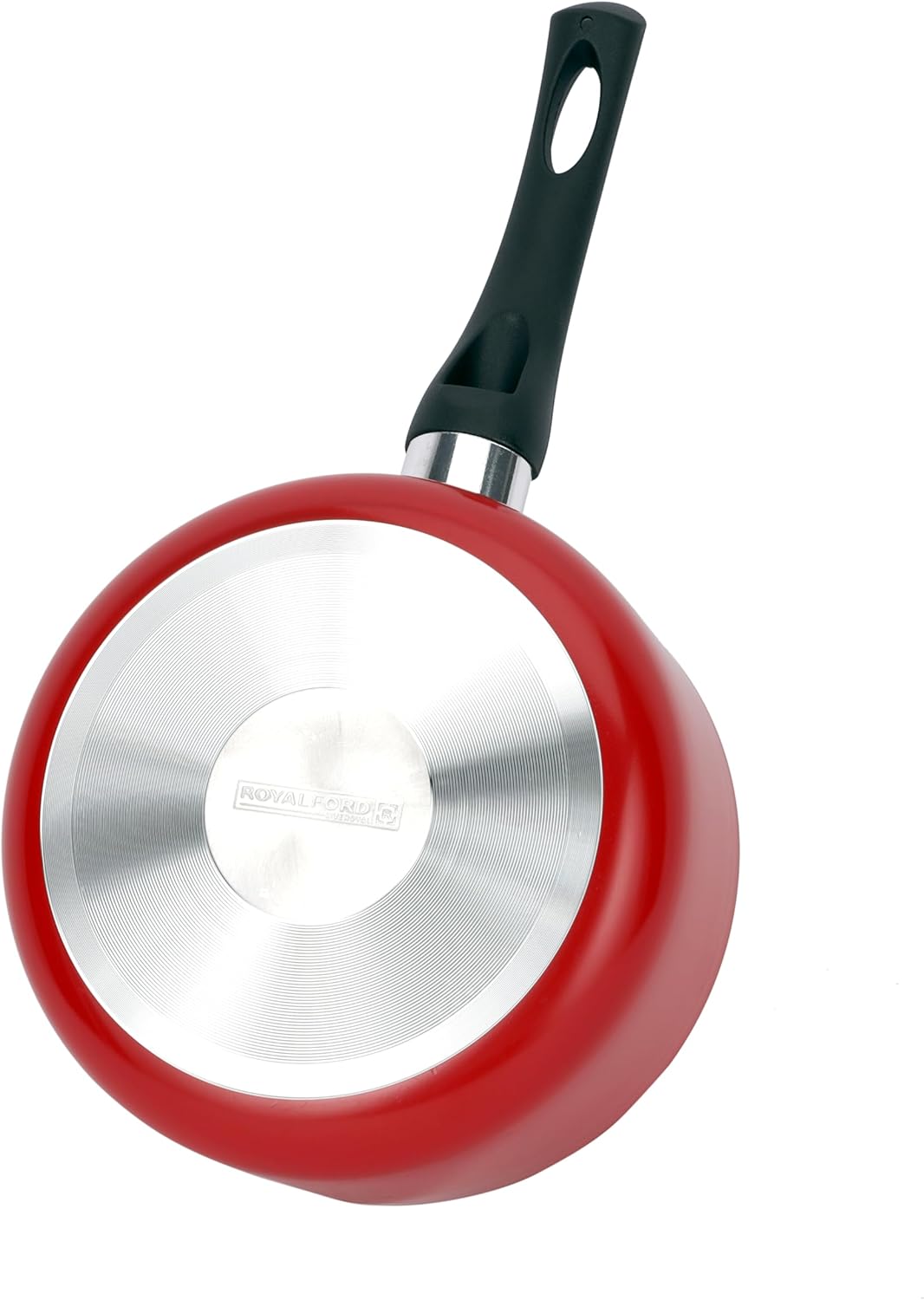 Royalford Aluminum Nonstick Sauce Pan Small Sauce Pot RF12731 Stay-cool Handle Multipurpose Handy Little Saucepan nduction Capable, PFOA Free(18 cm)_4