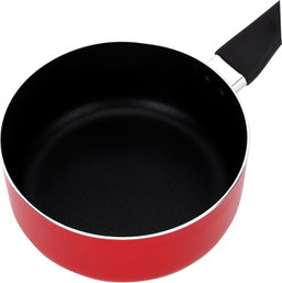 Royalford Aluminum Nonstick Sauce Pan Small Sauce Pot RF12731 Stay-cool Handle Multipurpose Handy Little Saucepan nduction Capable, PFOA Free(18 cm)