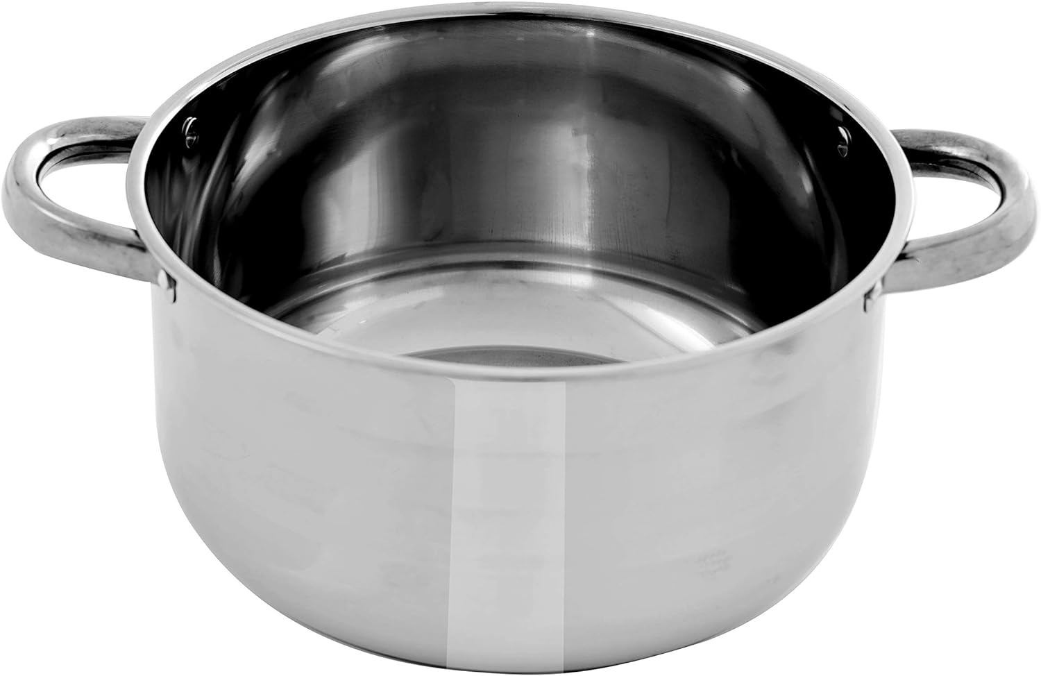 Royalford Stainless Steel Cookware Set steel 12 pcs,Silver_2