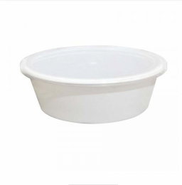 400ml Round Container Milky. ( 1000 pcs )     