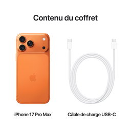 iphone 17 pro max 256 Go