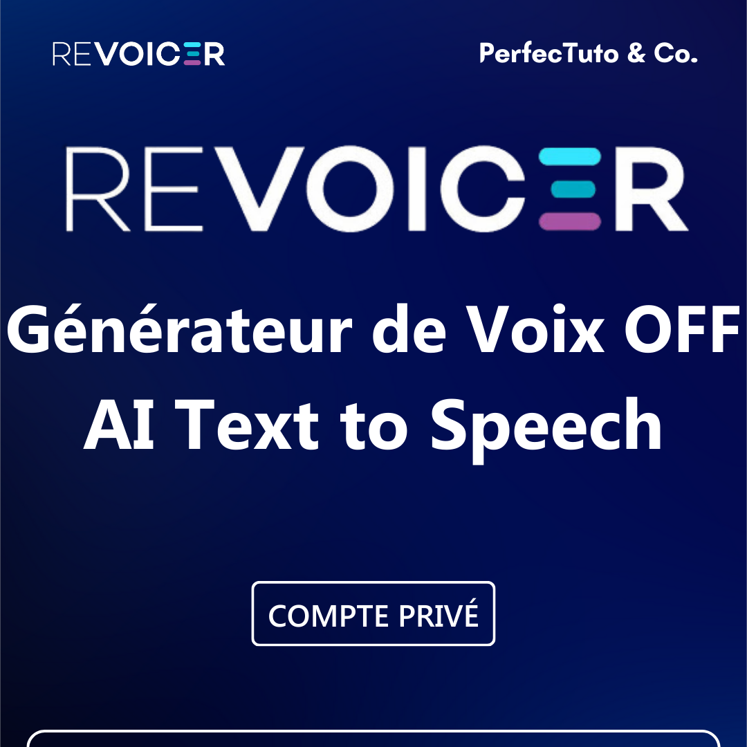 REVOICER [Générateur de Voix OFF - AI Text to Speech]