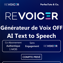 REVOICER [Générateur de Voix OFF - AI Text to Speech]