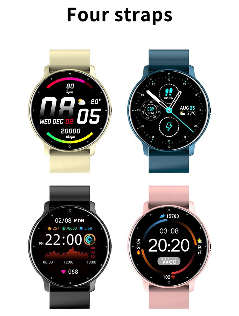 Montre intelligente smartwatch zl02 zl02c zl02d pro forme ronde t800 t900 montre ultra intelligente hommes femmes étanche montre intelligente de fréquence cardiaque