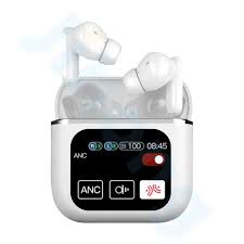 Tws sans fil se60 se 60 écran tactile intelligent anc enc tws casque écouteurs écouteurs avec un écran tactile intelligent sport smartwatch