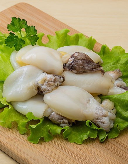 Soup Noodles with baby Cuttlefish