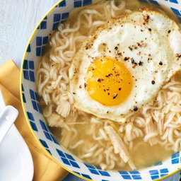 Instant  Soup Noodles with Egg