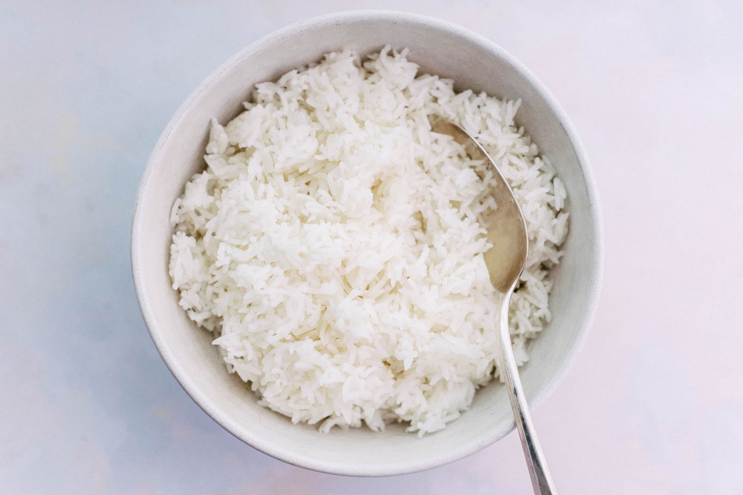 Plain white rice_0