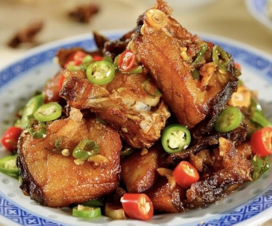 Chinese Stir Fried Fish pieces
