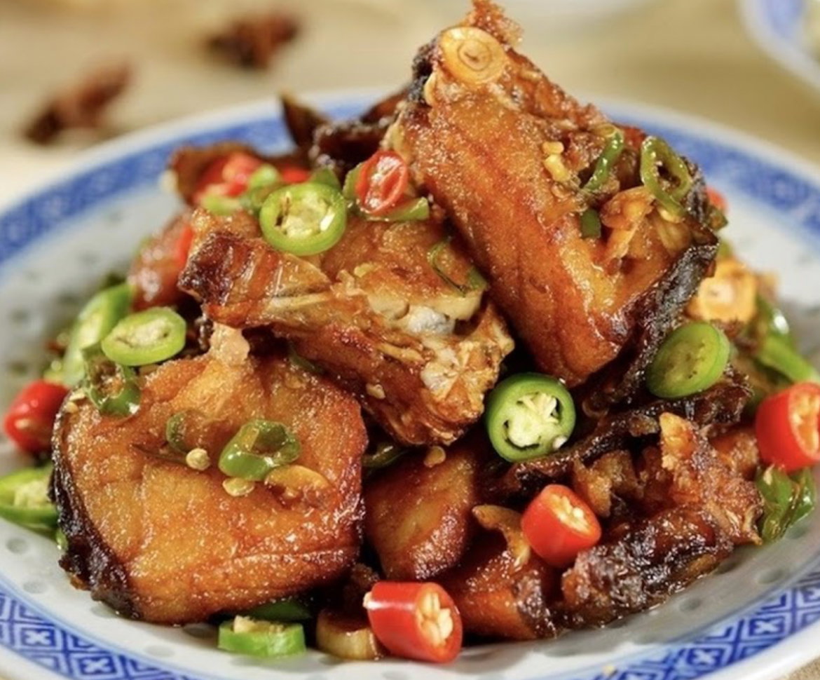 Chinese Stir Fried Fish pieces_0