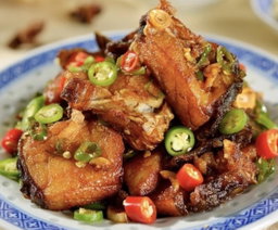 Chinese Stir Fried Fish pieces