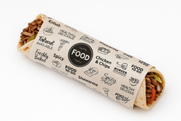  DELI PAPERS - “FOOD TO GO”  / BLACK & WHITE - A4 paper size : 8.5 inches x 12 inches)