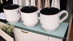 Tasse Céramique Blanche Motif Araignée - Code Article : BCB_0169