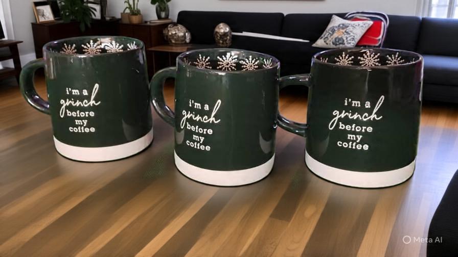 Tasse Verte "I’m a Grinch Before My Coffee" - Code Article : BCB_0170