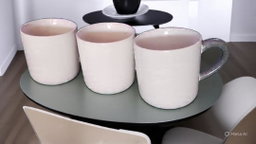 Tasse Simple en Céramique Beige - Code Article : BCB_0172