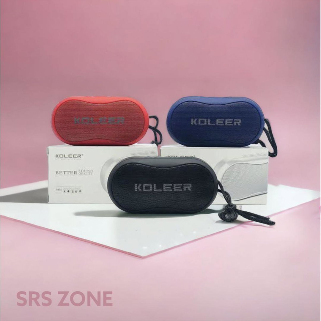 Koleer S29 Mini High Sound Speaker – Wireless Bluetooth Speaker, Portable & Rechargeable, Deep Bass, Stereo Sound, Compact Design for Indoor & Outdoor Use – BlUE