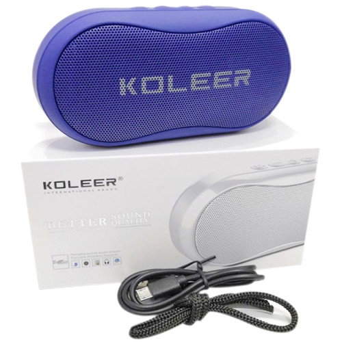 Koleer S29 Mini High Sound Speaker – Wireless Bluetooth Speaker, Portable & Rechargeable, Deep Bass, Stereo Sound, Compact Design for Indoor & Outdoor Use – BlUE_1