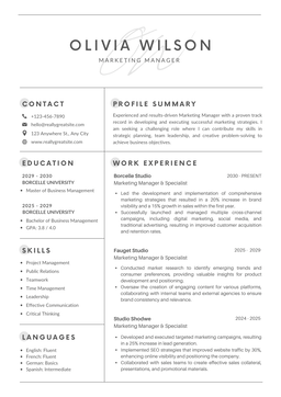 Resume Profasional ✨ HOT SELLER ‼️
