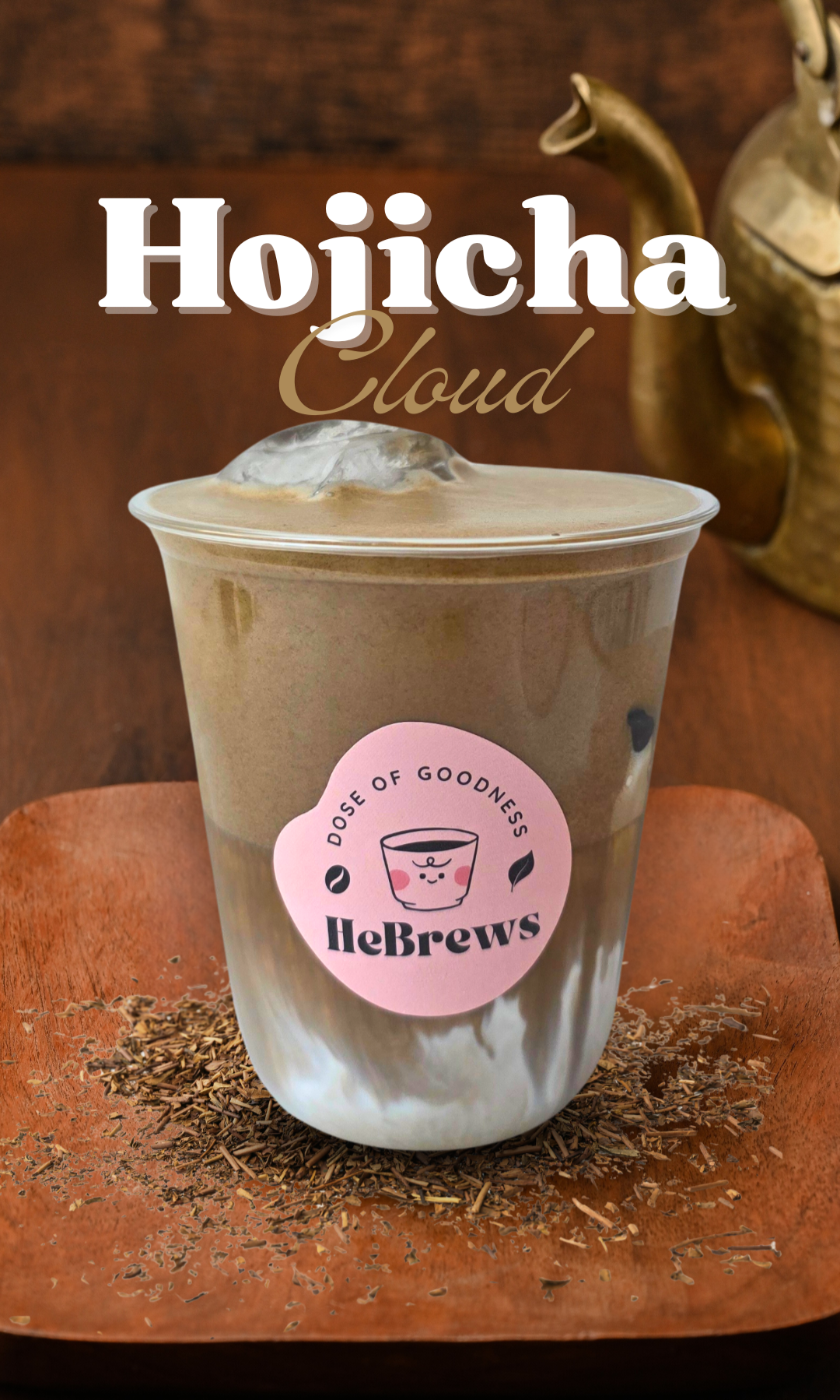 🍂 Hojicha Cloud - Sugar-Free