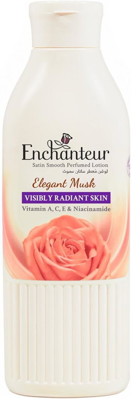 Enchanteur Satin Smooth Perfumed Lotion - ELEGANT MUSK  500ML