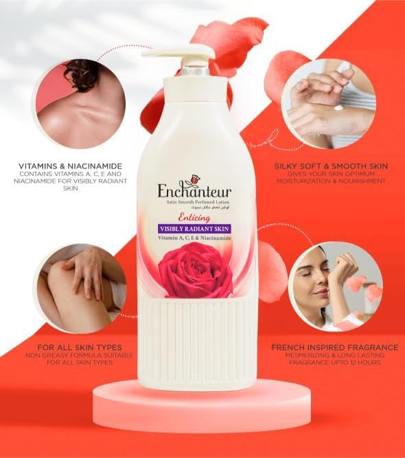 Enchanteur Satin Smooth Perfumed Lotion - ENTICING_3