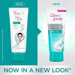 Glow & Lovely Formerly Fair & Lovely Face Cream With Vita Glow Anti Marks For Glowing Skin 100G, White