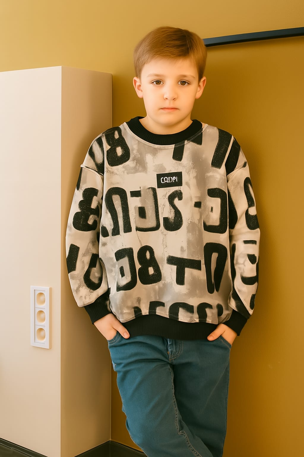 Full Sleeves Sweatshirt With Fleece