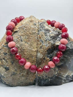 Jade Rubí y Jade Guayaba Necklace