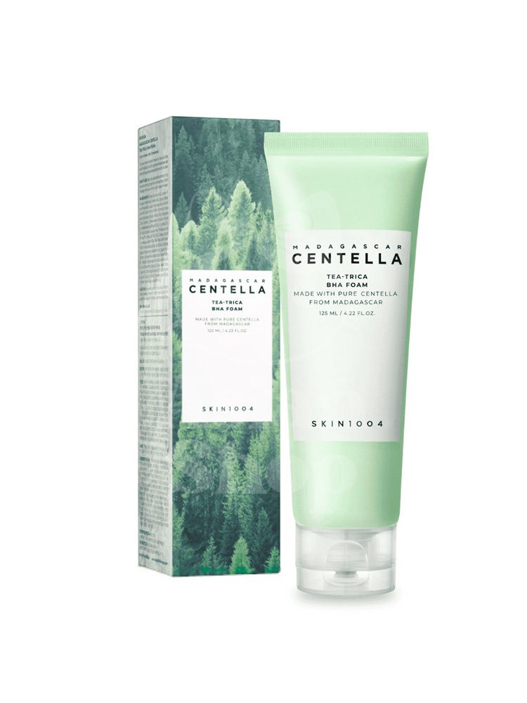JABON PIELES Con ACNE Y SENSIBLES Skin1004 Madagascar Centella Tea-Trica Bha Foam 125 ml