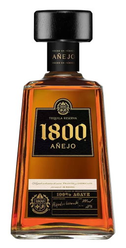 1800 Tequila añejo 100% agave azul 700 ml