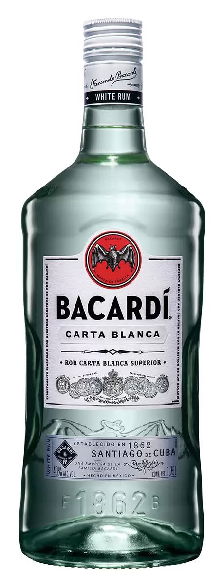 Bacardí Ron carta blanca 1,75 L