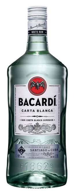 Bacardí Ron carta blanca 1,75 L