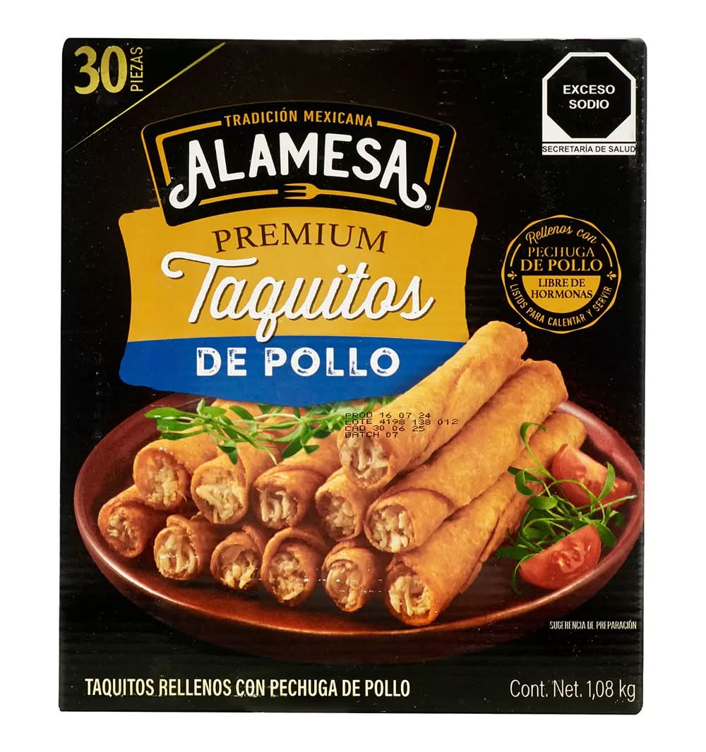 Alamesa Taquitos de pollo 30 un
