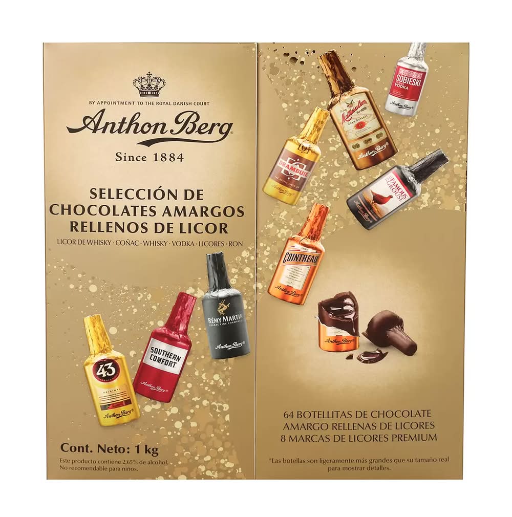 Anthon Berg Chocolates rellenos de licor 1 kg