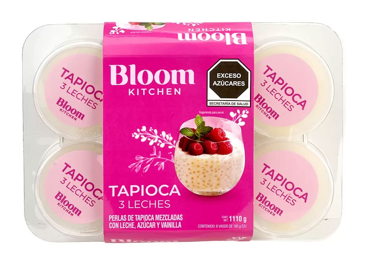 Bloom Kitchen Perlas de tapioca 3 leches 6 x 185 g_0