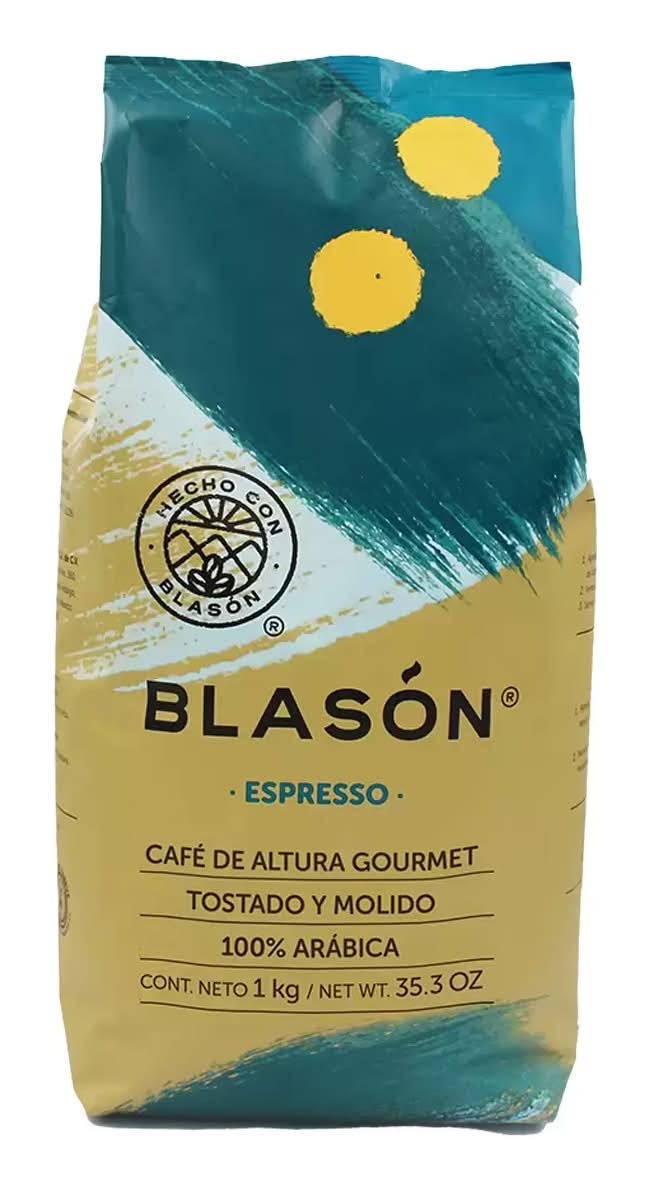 Blasón Café tostado y molido espresso 100% arábica 1 kg