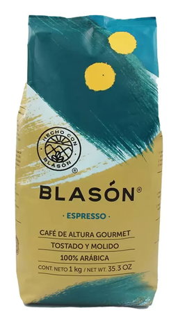 Blasón Café tostado y molido espresso 100% arábica 1 kg