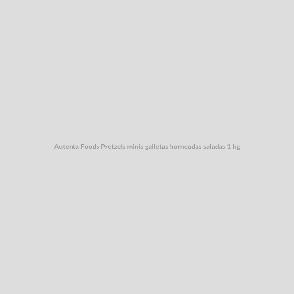Autenta Foods Pretzels minis galletas horneadas saladas 1 kg_0