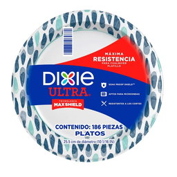 Dixie Ultra Platos desechables, 25.5 cm 186 un