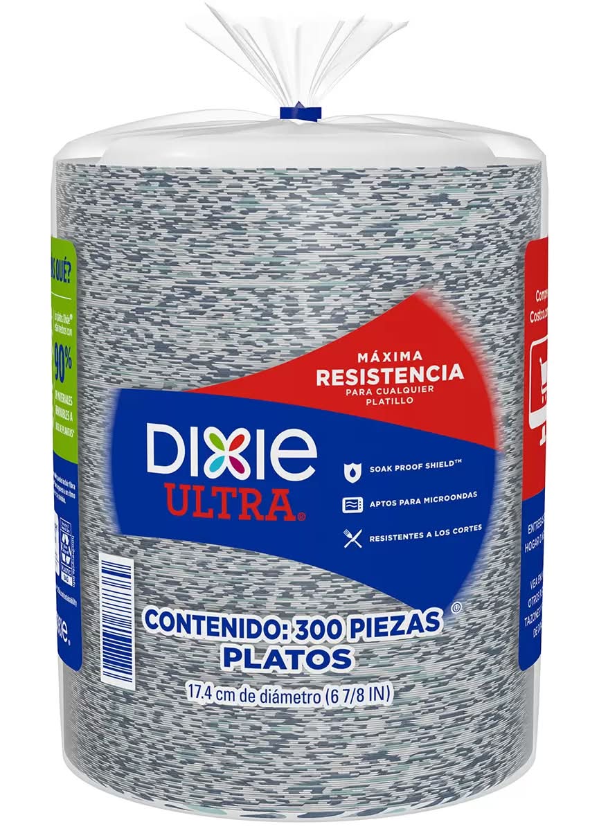 Dixie Ultra platos desechables de papel, 17.4 cm 300 un