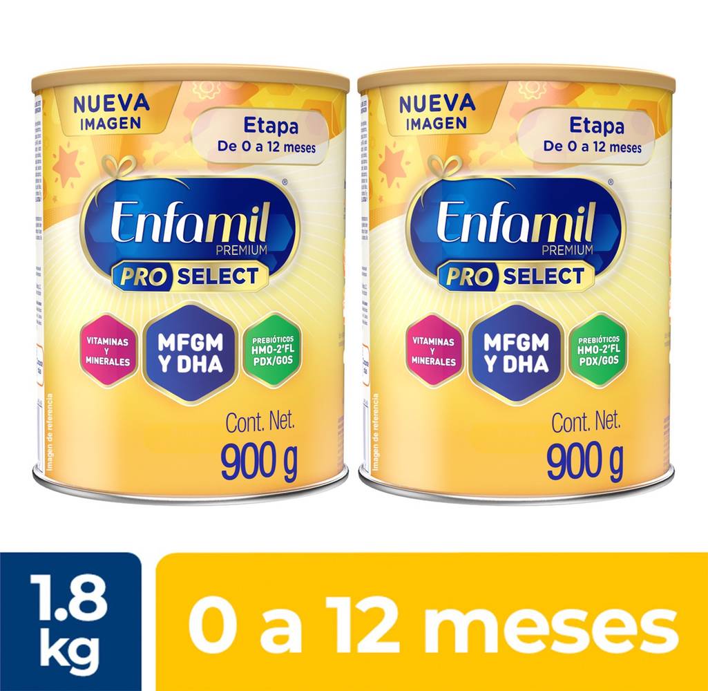 Enfamil Premium proselect fórmula para lactantes, 0-12 Meses 2 x 900 g