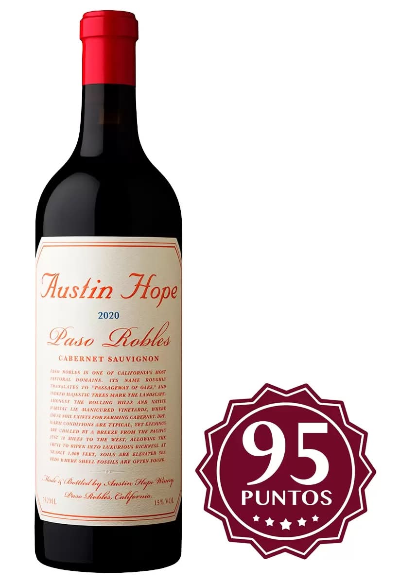 Austin Hope Vino tinto cabernet sauvignon 750 ml