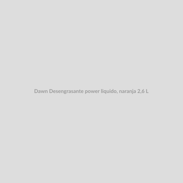 Dawn Desengrasante power liquido, naranja 2,6 L