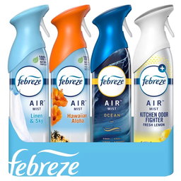 Febreze Air mist aromatizadores en spray, surtido 4 x 250 g