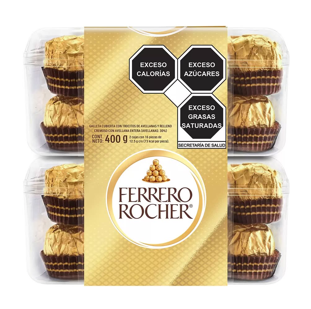 Ferrero Rocher Chocolate con avellana 2 x 200 g_0
