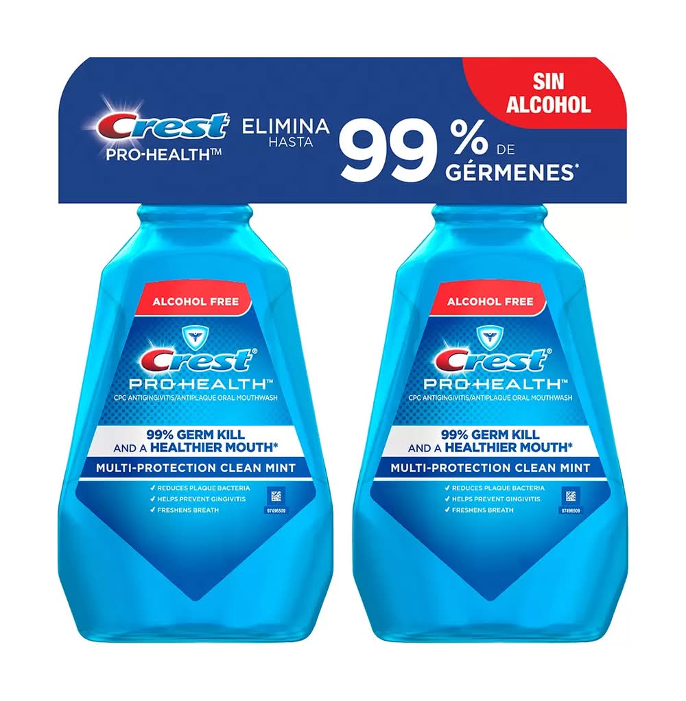 CREST Pro-health enjuague bucal multi-protección sin alcohol 2 x 1,5 L_0