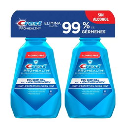 CREST Pro-health enjuague bucal multi-protección sin alcohol 2 x 1,5 L