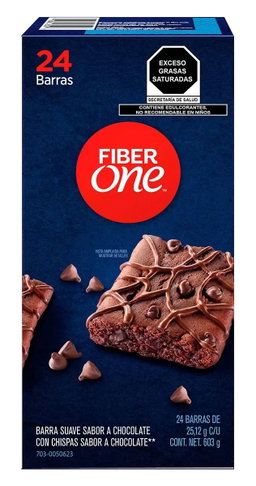 Fiber One Brownie de chocolate 24 un