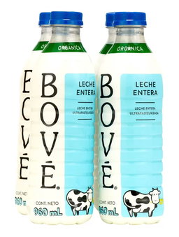 Bové Leche entera ultrapasteurizada 4 x 960 ml