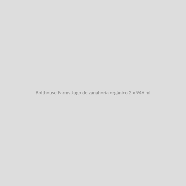 Bolthouse Farms Jugo de zanahoria orgánico 2 x 946 ml